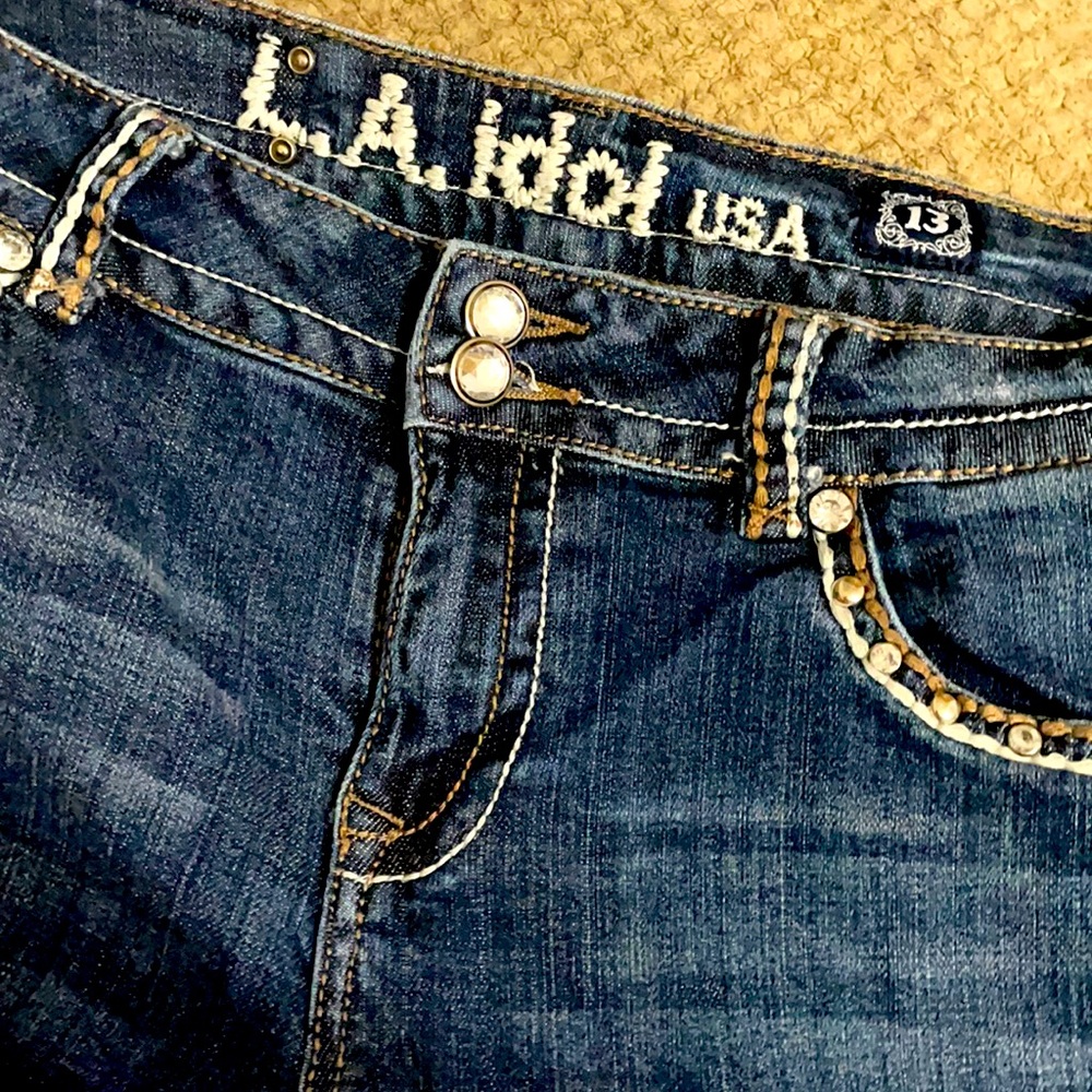 LA idol bootcut sz 13